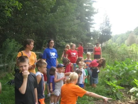 a group of children posing for a photo