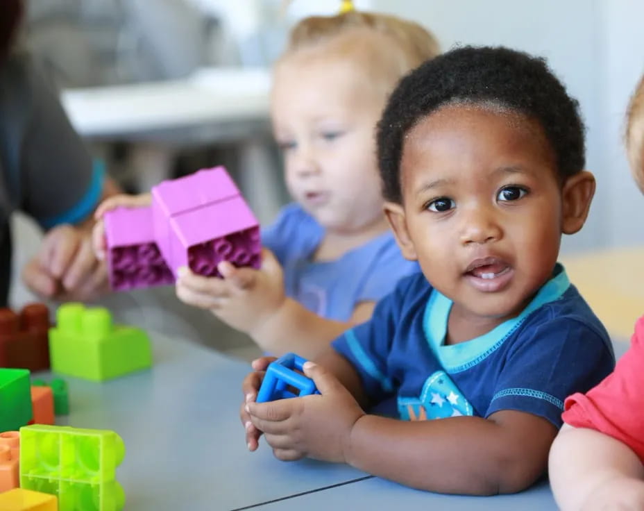 a few children playing with toys