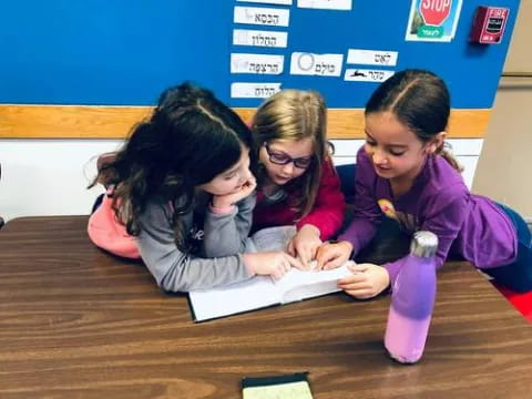 a group of girls writing on paper