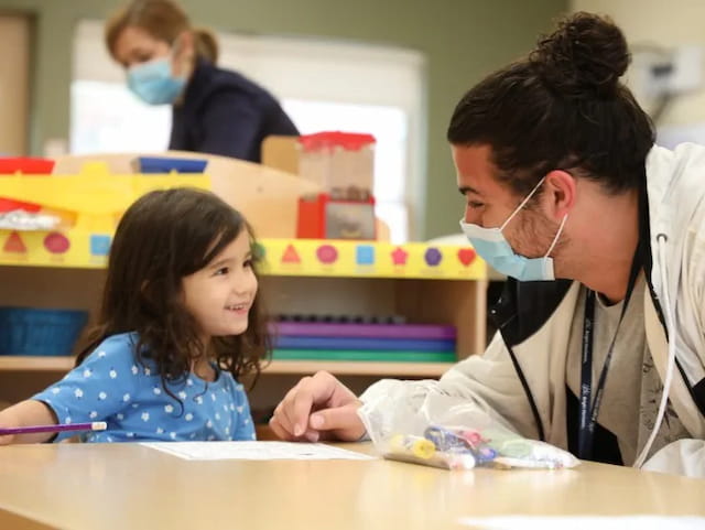 a doctor and a young girl