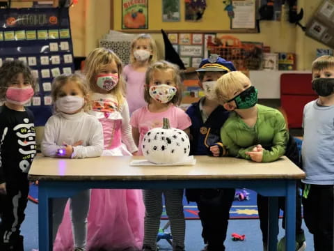 a group of children wearing clothing