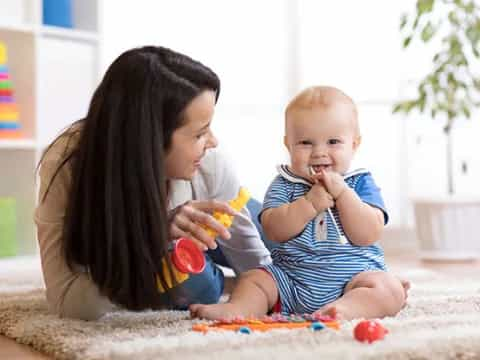 a person and a baby