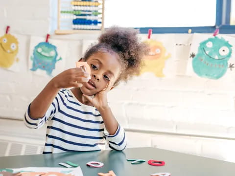 a child with a pacifier