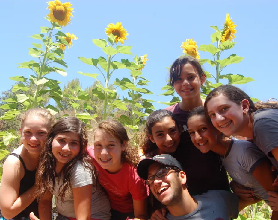 a group of people posing for a photo