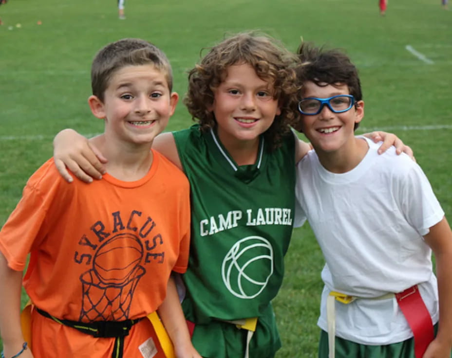 a group of kids posing for a picture