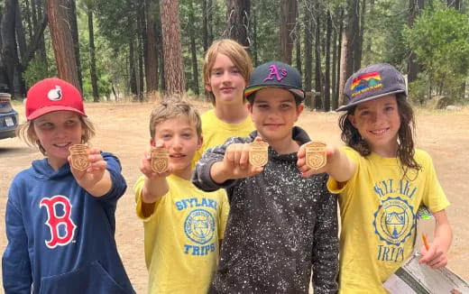 a group of people holding ice cream cones