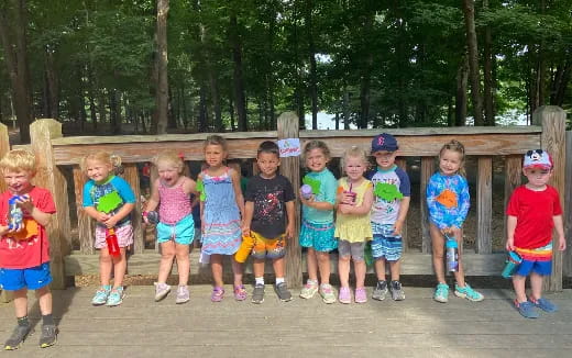 a group of children posing for a photo