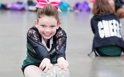 a child sitting on the ground