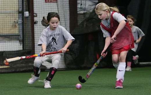 girls playing a sport