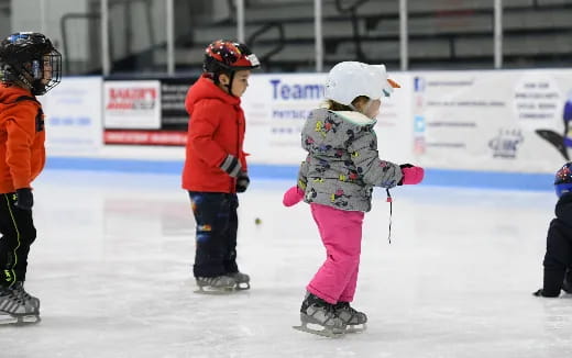 kids on ice skates
