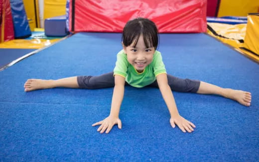 a child lying on the ground