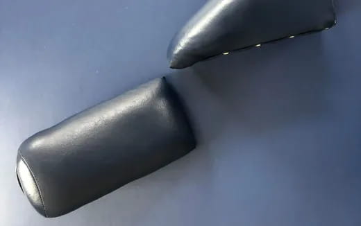 a close-up of a metal object