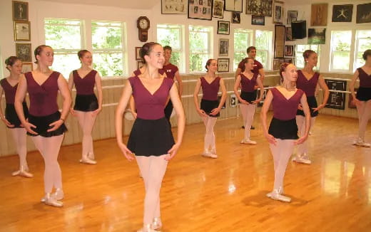 a group of people dancing