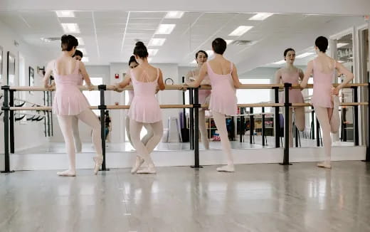 a group of women in a room