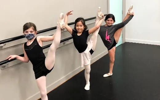 a group of women dancing