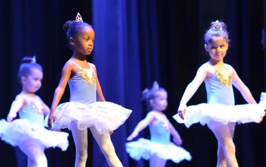 a group of girls dancing