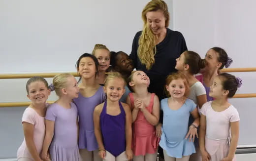 a group of children posing for a photo