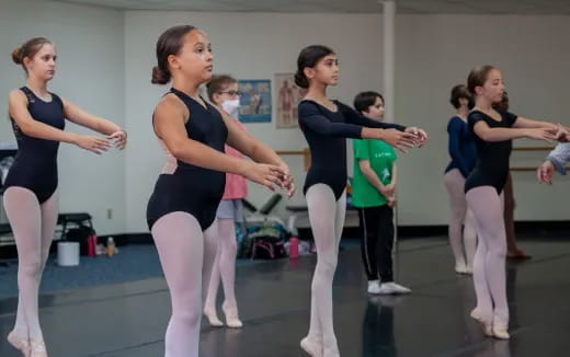 a group of women dancing