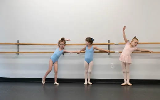 a group of girls dancing