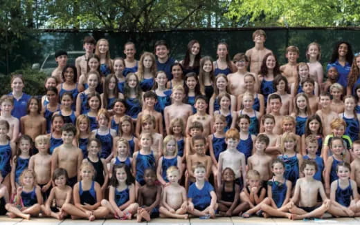 a group of children posing for a photo