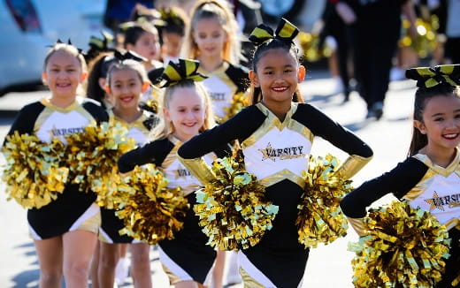 a group of cheerleaders