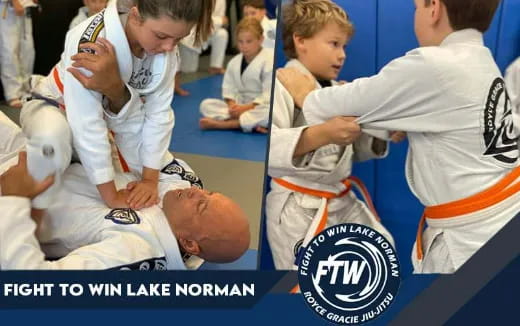 a group of people in karate uniforms