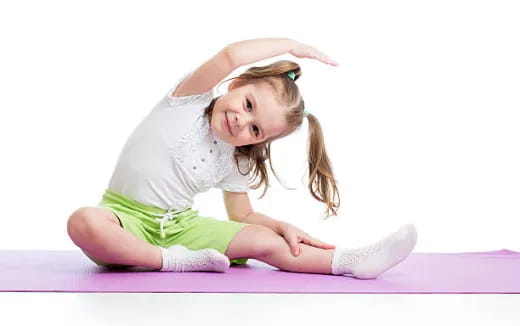 a girl lying on the floor