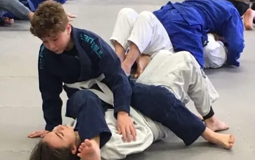 a group of people doing push ups