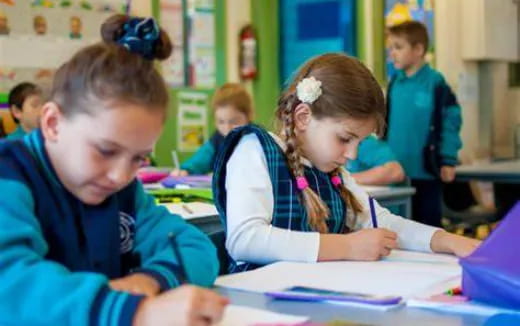 a group of children in a classroom