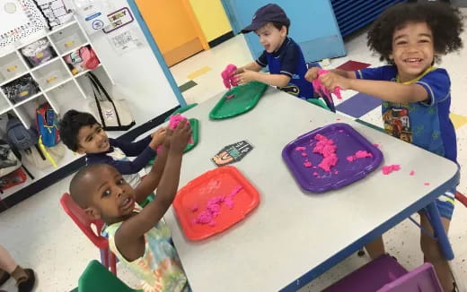 children playing with toys