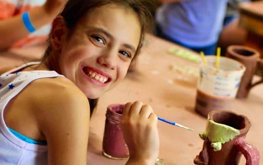 a girl eating ice cream