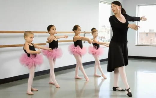 a group of women dancing