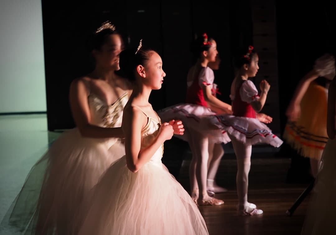 woman in white dress dancing