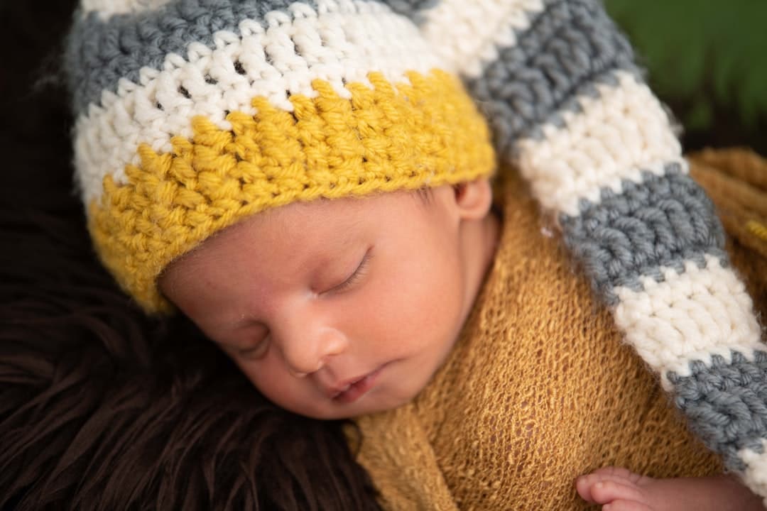 girl in yellow knit cap