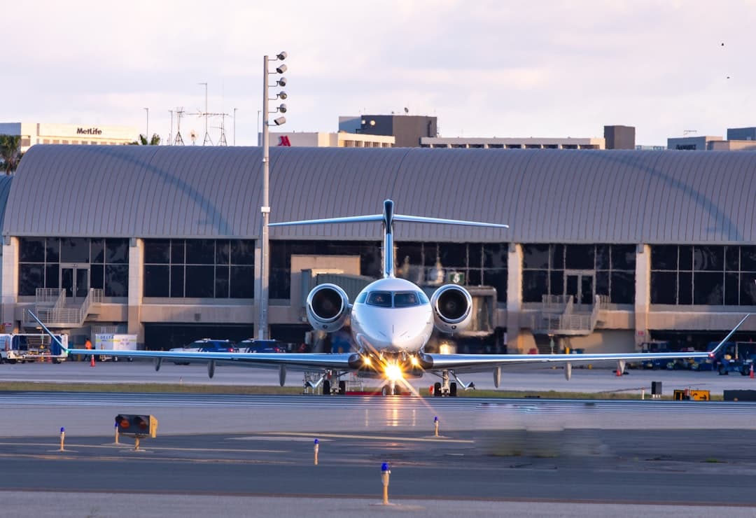 a large jetliner sitting on top of an airport tarmac